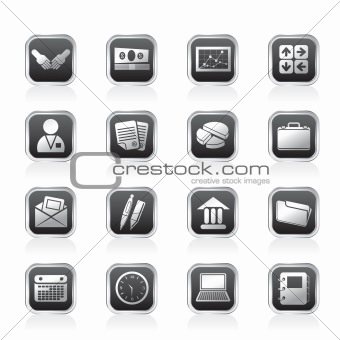 Simple Business and office icons