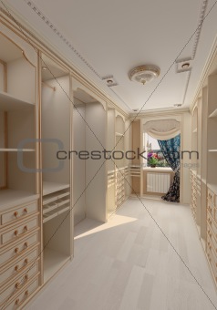 dressing room interior