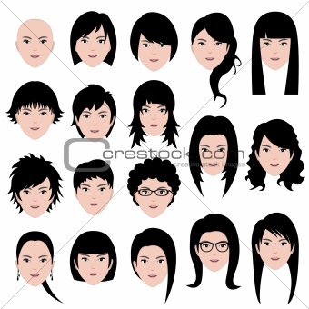 woman female Face Hair Hairstyle