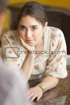 Worried Young Woman