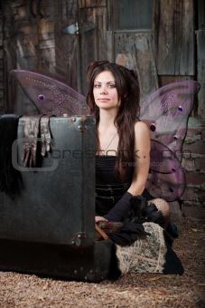 Fairy With Suitcase