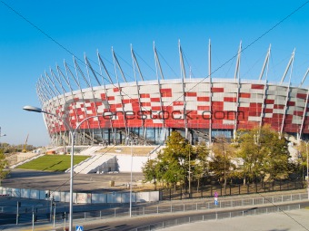 stadium of Warsaw, Poland