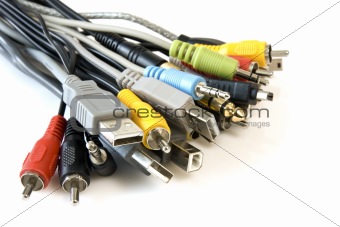 bunch of  cables