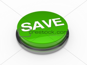 Green save button white background