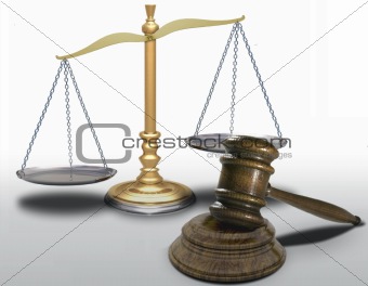 gavel and scale