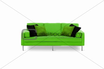 Furniture - green sofa