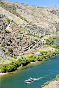 ship in Douro Valley, Portugal