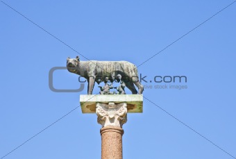 Wolf with Romulus and Remus
