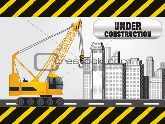 abstract under construction background