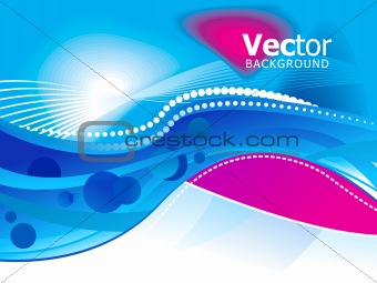 abstract blue based background template
