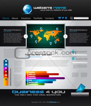Website - Elegant Design for Business Presentations. 