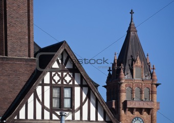 German style architecture of Urbana-Champaign