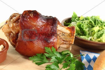 fresh knuckle of pork