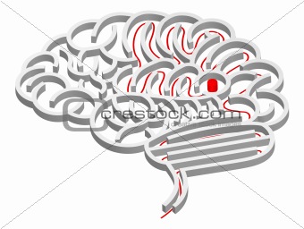 Brain maze concept