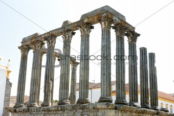 Roman temple of Diana, Evora, Alentejo, Portugal