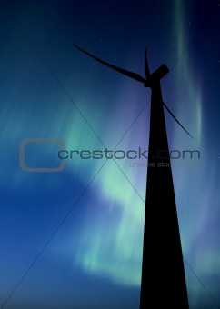 Wind farm south of Gull Lake Saskatchewan