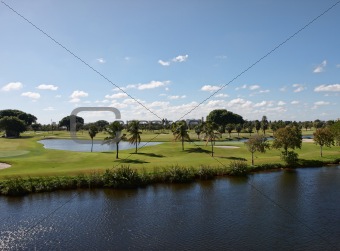 A golf course in Florida