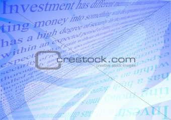 Investments conseption background