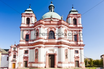 basilica in Jablonne v Podjestedi, Czech Republic