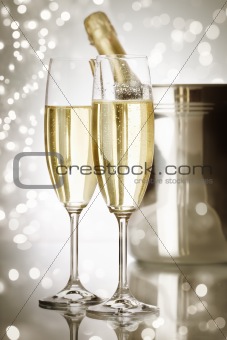 holiday champagne