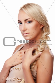 Lady with braid