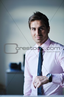 young businessman at office