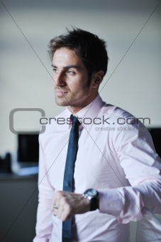 young businessman at office