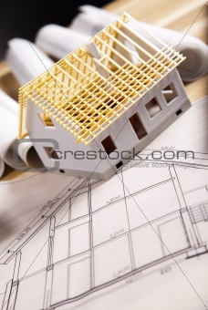 Architecture model and plans
