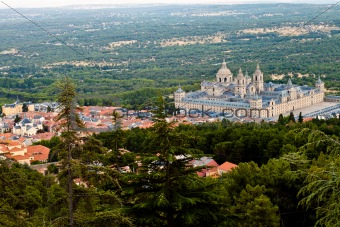 San Lorenzo de El Escorial Monastery From Above