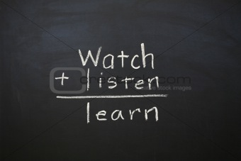 Watch Listen and Learn