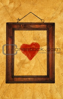 Heart in frame 