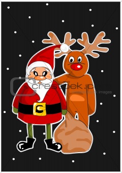 Christmas illustration - vector