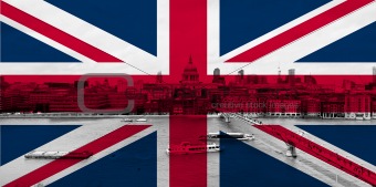 London over flag