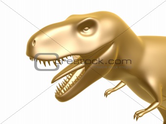 golden dinosaur
