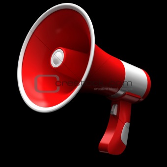 Red megaphone