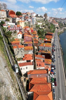 Portugal. Porto city. Old historical part of Porto