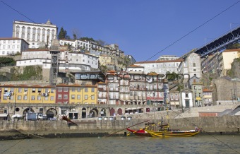 Portugal. Porto city. Old historical part of Porto. Ribeira 