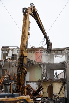Demolition of flats