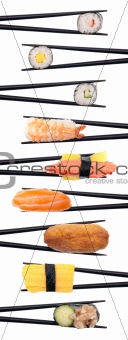 One Tasty Row of Sushi