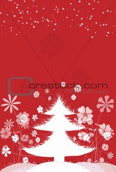 Christmas tree background