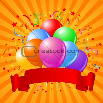 Birthday balloons design