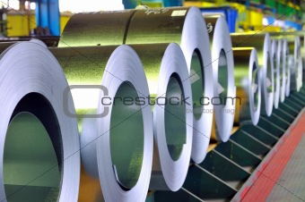 rolls of zinc steel sheet