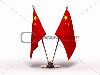 Miniature Flag of China
