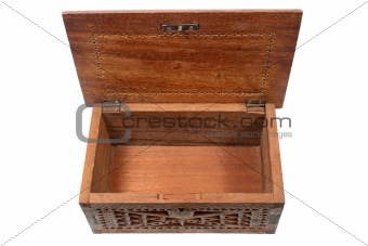 Empty treasure chest.