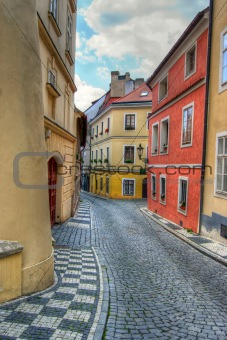 Prague alleyway