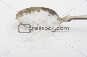 Spoon with salt