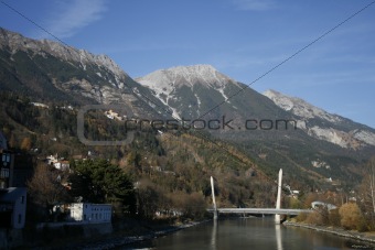 Bridge over the Inn at Innsbruck
