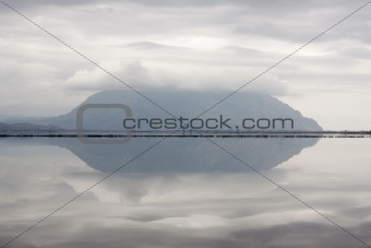 Mountain Reflection On The Water
