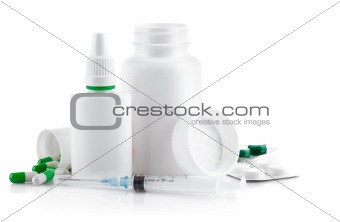 medical preparation in pill and capsule