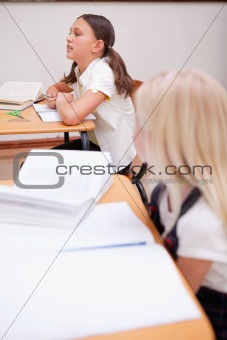 Portrait of pupils during a lesson